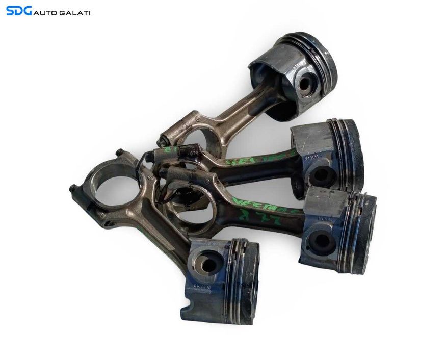 Set 4 Pistoane Complete cu Biela Opel Vectra C 2.2 Diesel 2002 - 2008 Cod 0107200, R90400 [LR6218]
