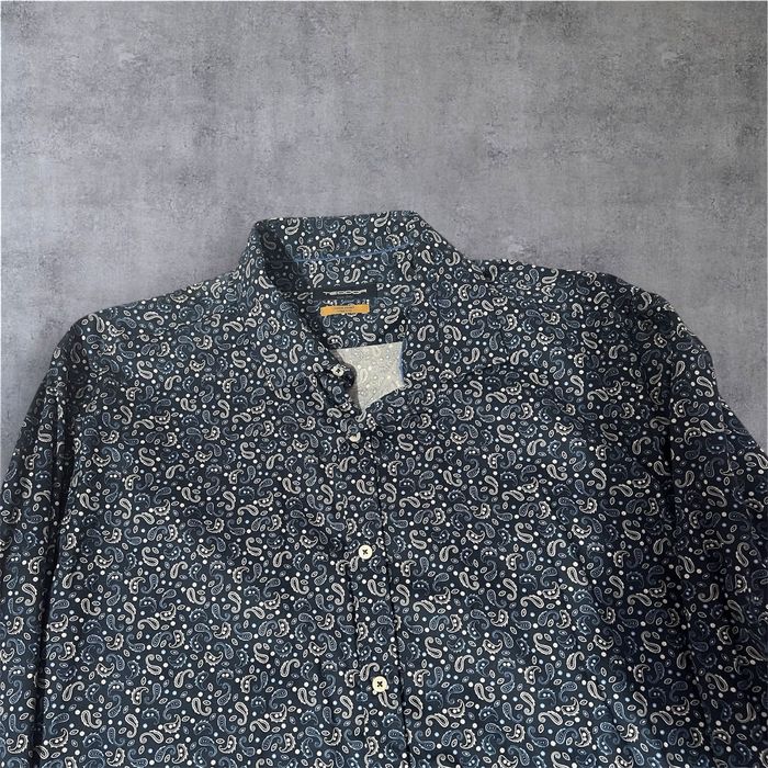 Мъжка риза Teodor Satin Print Stretch, размер XL