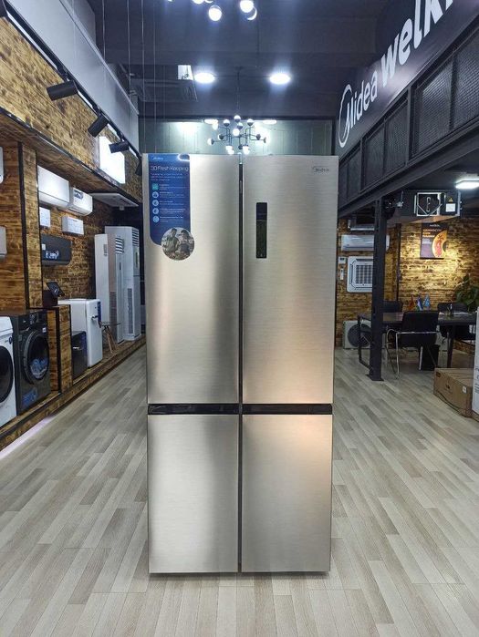 Холодильник Midea  Тёмный металлик