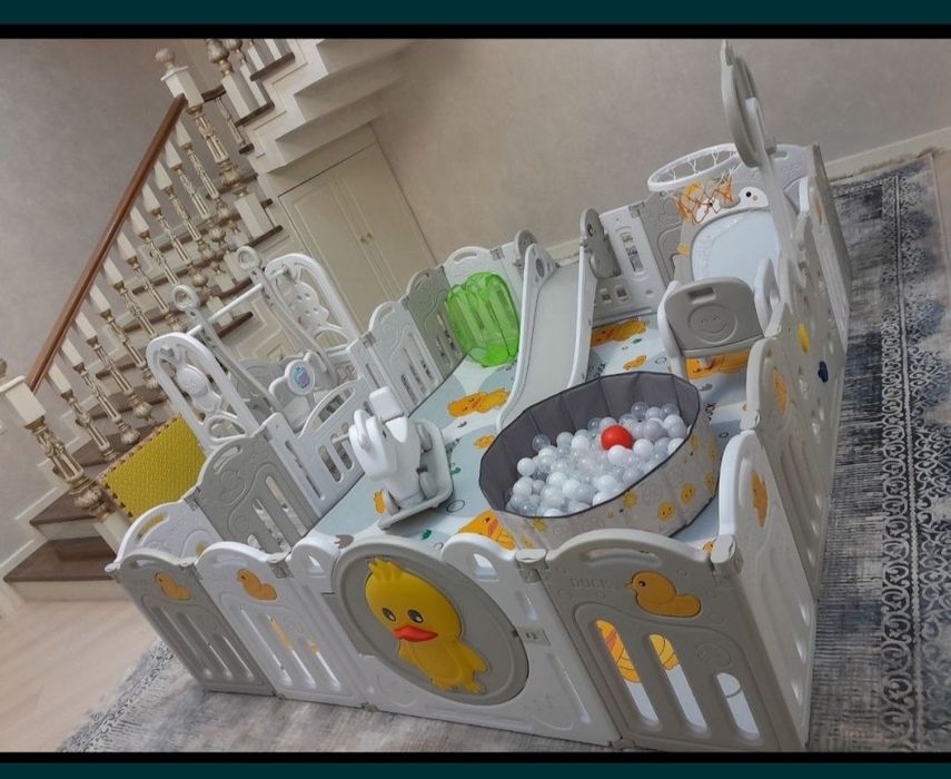 Даставка установка бесплатная Манеж  для детей  новая