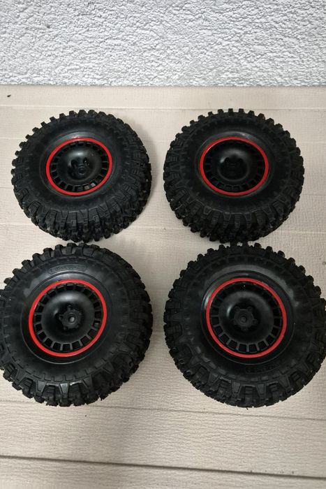 2 x Set roti crawler/overlander Absima Wolf 1:10, originale 116/42 mm hex 12 ca NOI