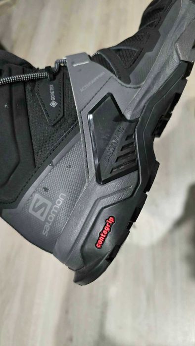 Мъжки туристически обувки Salomon Gore-tex Ultra 4 Mid Gtx - black