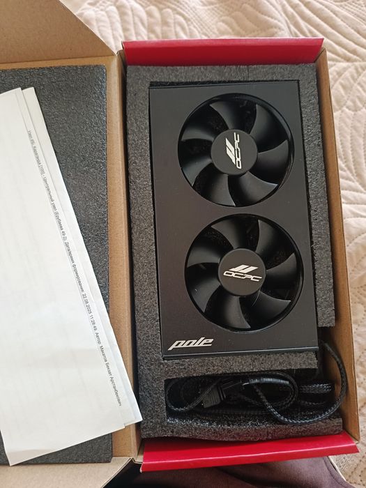 Держатель для видеокарты с охлаждением OCPC Pole 1