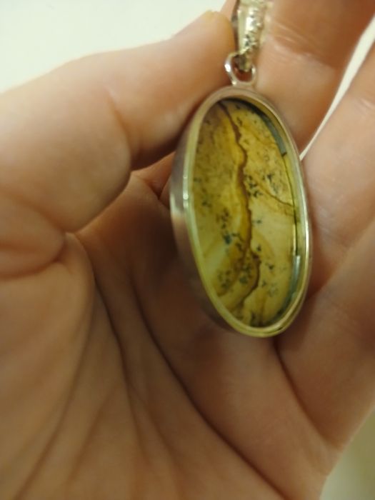 Pandantiv argint,piatra semipretioasa