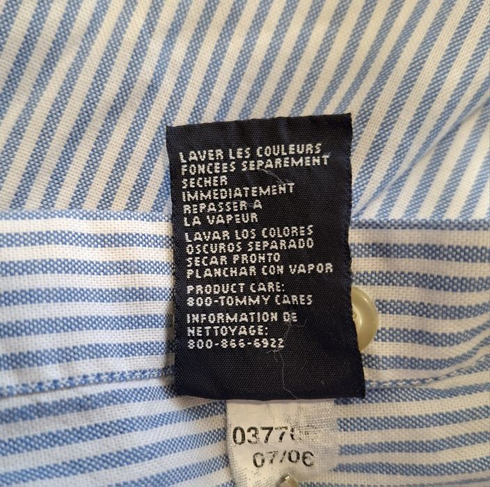 Tommy Hilfiger риза L мъжка синя райета