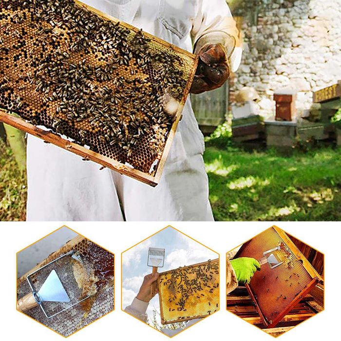 Вилица инструмент за разпечтване на пчелен мед пити пчели кошер рамка