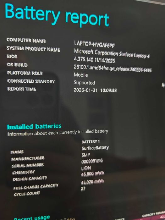 Microsoft Surface Laptop 4 15'' Ryzen 7