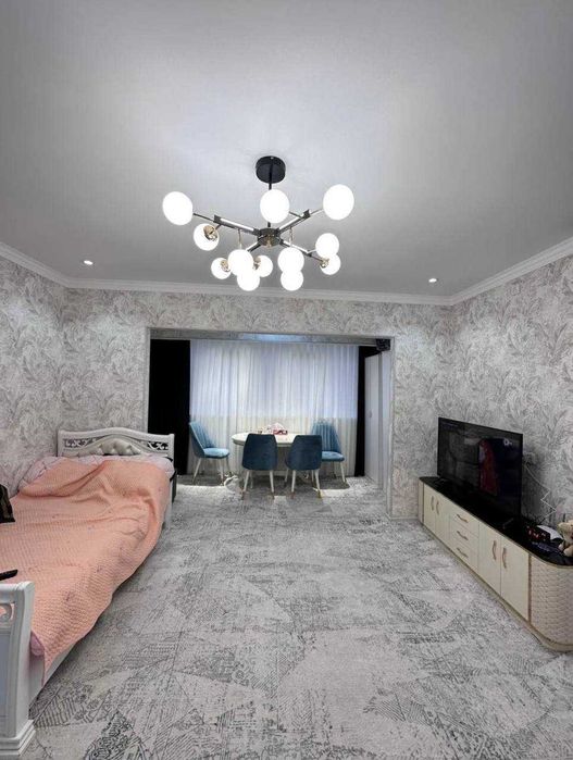 Юнусабад 4 кв. 1-хона 2-этаж/4. Эвро ремонт+мебель техника.