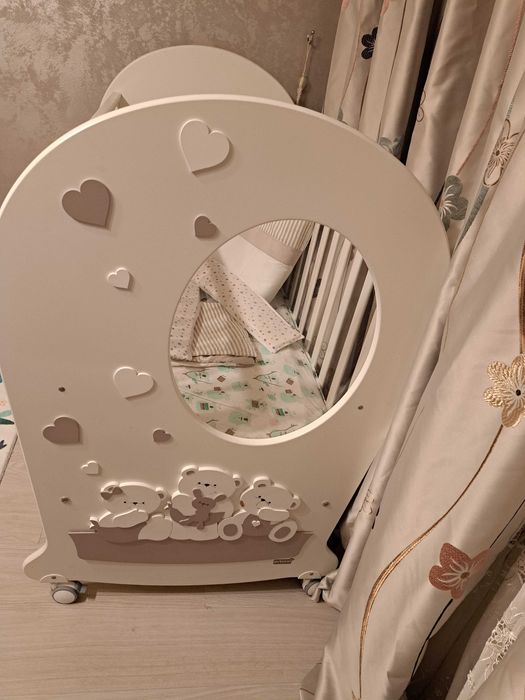 Vanzare patut bebelusi Anne Bebe+ saltea