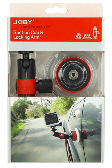 Joby Suction Cup & Locking Arm cu Adaptor GoPro