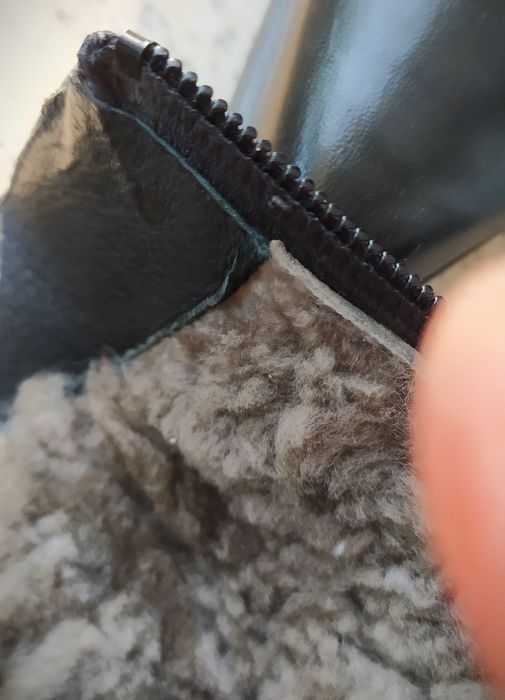 Сапоги женские, кожа