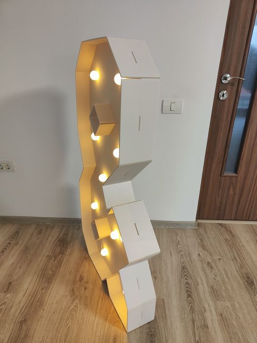 Decoratiuni petreceri - simbolul & cu LED