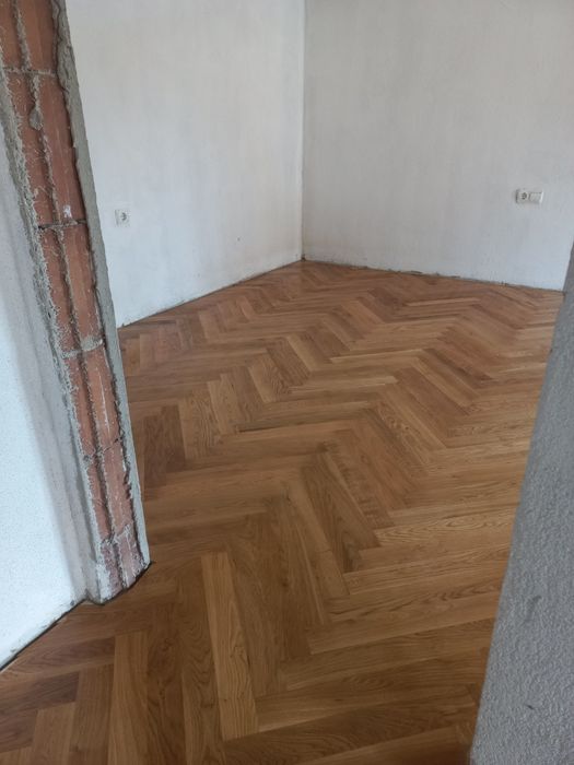 Циклене на паркет, монтаж на гипсокартон и ламинат