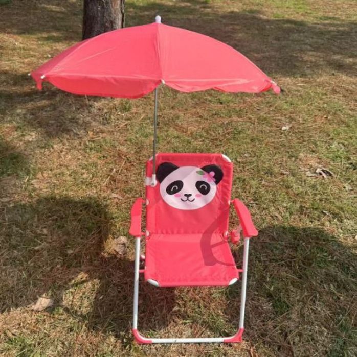 Детски сгъваем шезлонг с чадър