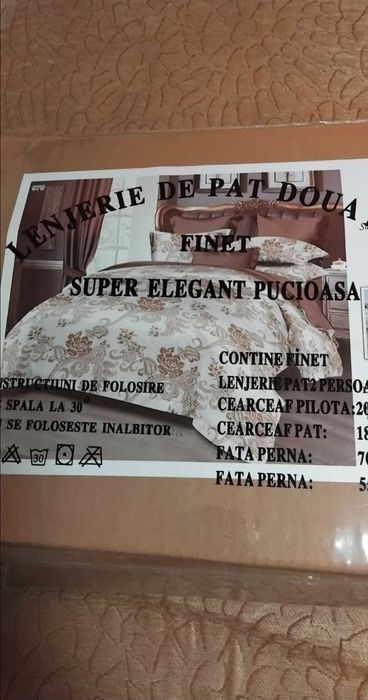 Lenjerie de pat 6 piese finet