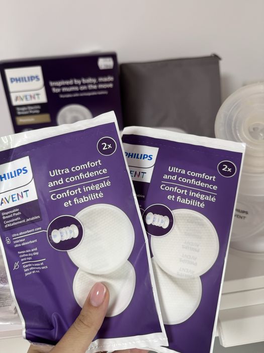 Philips avent електрическа помпа premium модел + подарък