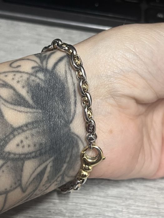 Set Lanț si Bratara Aur 14K -400 lei / Gr . Ca nou