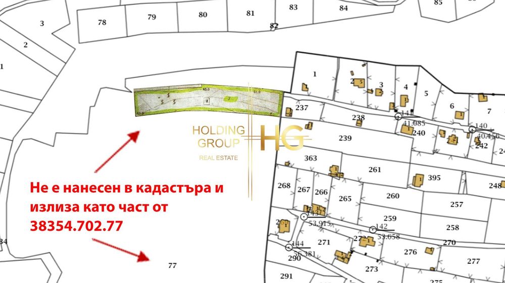Парцел в Варна, област-с.Звездица площ 2000 цена 51000