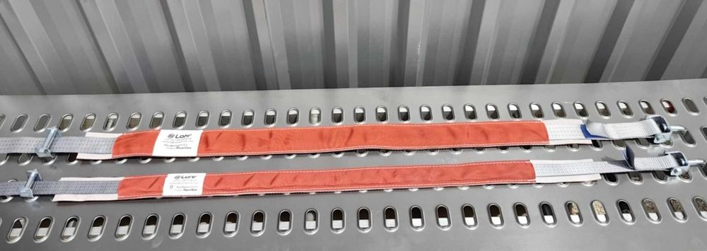 Триточкови колани за платформа  Lohr 35мм / 50мм VDI 2700 8.1 DOT 2024