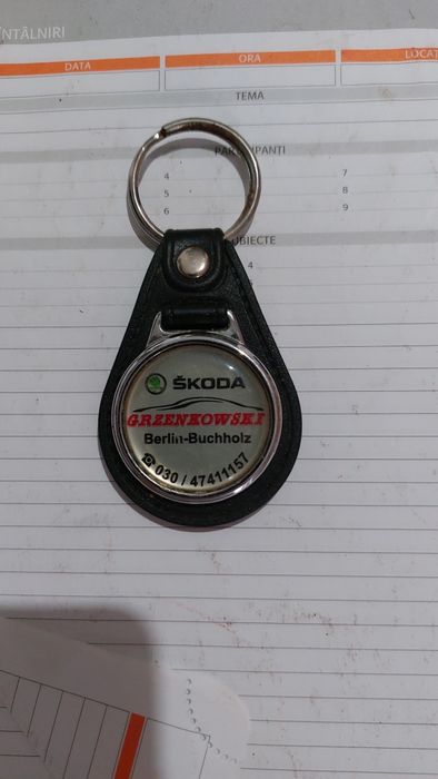 Breloc chei Skoda