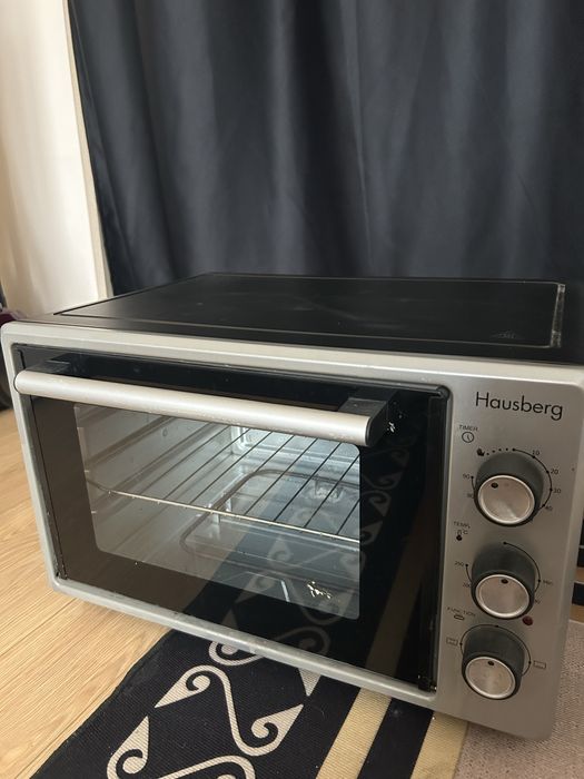 мини-печь серая