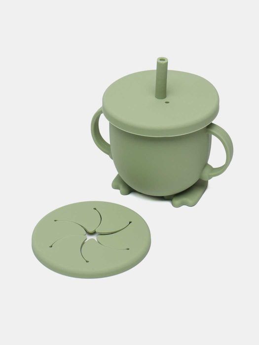 Детский набор посуды, силиконовый  для кормления, 10 предметов