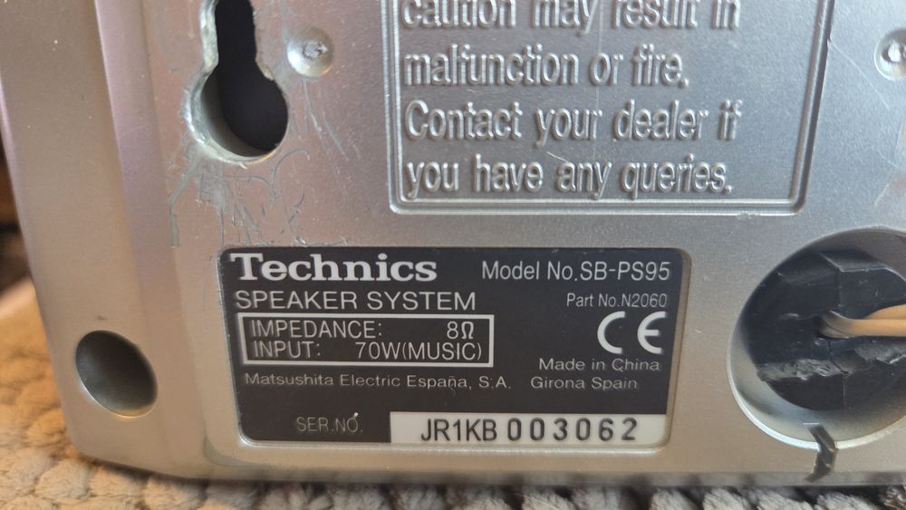 Technics boxe surround back de calitate