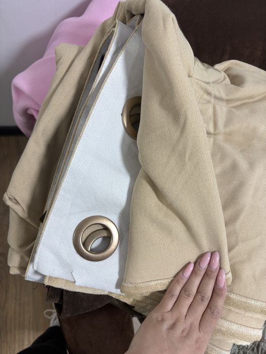 Шторы, с люверсами и без