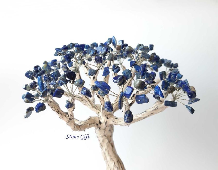 Дръвче Лазурит Лапис, Подарък Рожден ден, Подарък Кумове, Годишнина