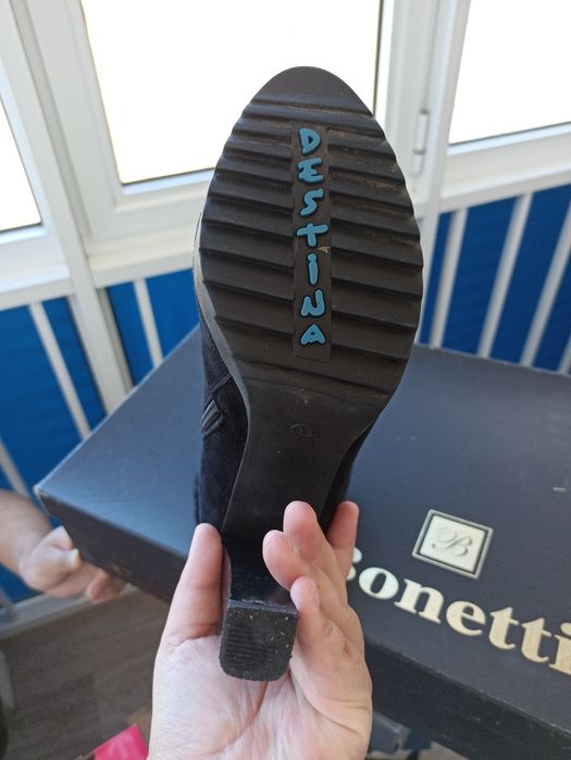 Сапоги зимние замша цигейка