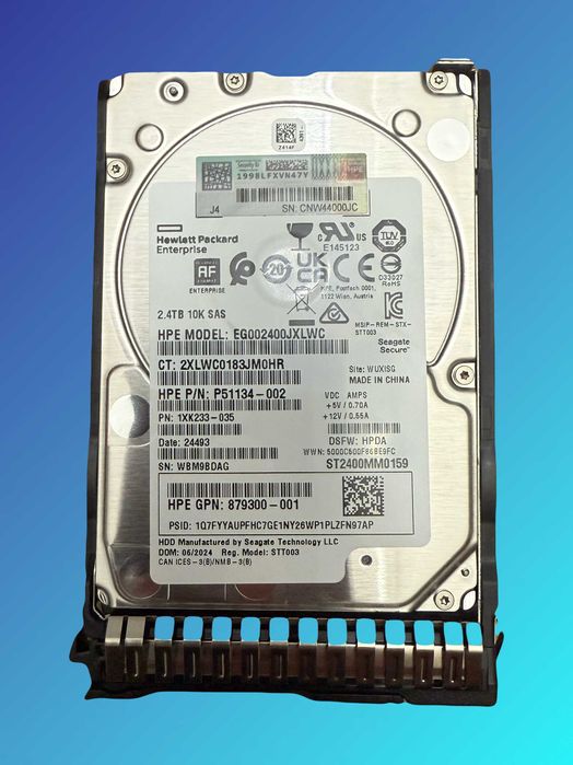 Серверные диски HPE 2.4TB SAS 12G 10K SFF (2.5in) HDD