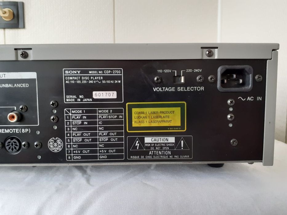 CD player  Sony cdp 2700 custom file