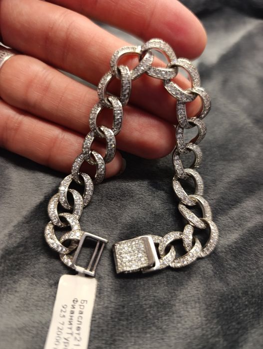 Браслет женский серебро