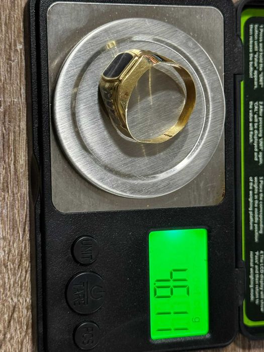 Златен пръстен Оникс 4.6гр.
