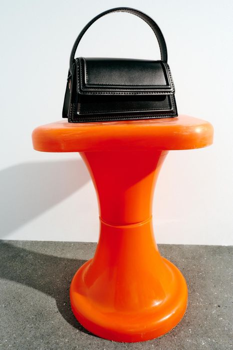 Zara малка кожена чанта