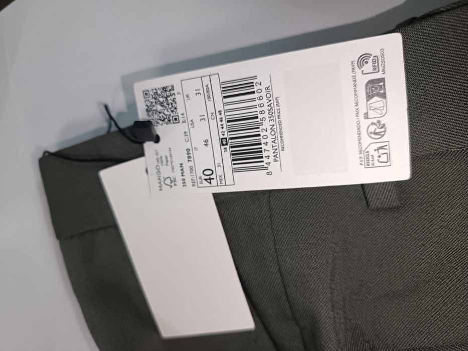 Pantaloni eleganți, mărime 40, plus tichet, de firmă,