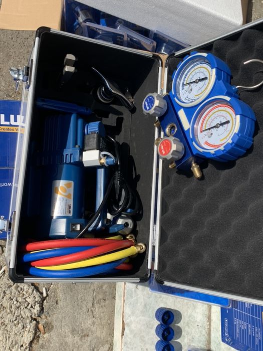 Trusa frigotehnistului value vtb-5a-r32 noua pompa manometre r32 ...