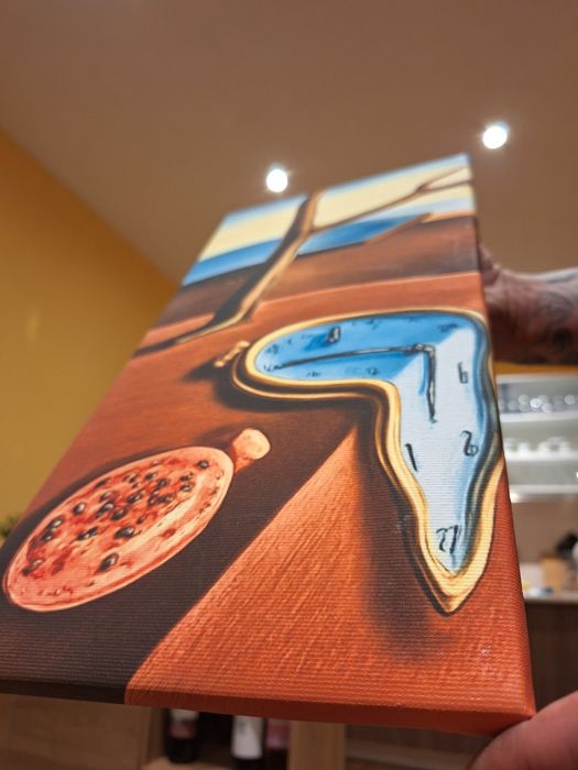 Модулна картина от 3 части – „Устойчивостта на паметта“ Салвадор Дали