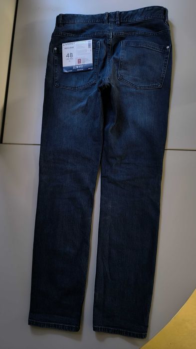 Дънки тъмно сини