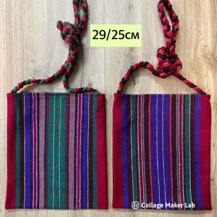 Памучни торби от ръчно тъкани платове