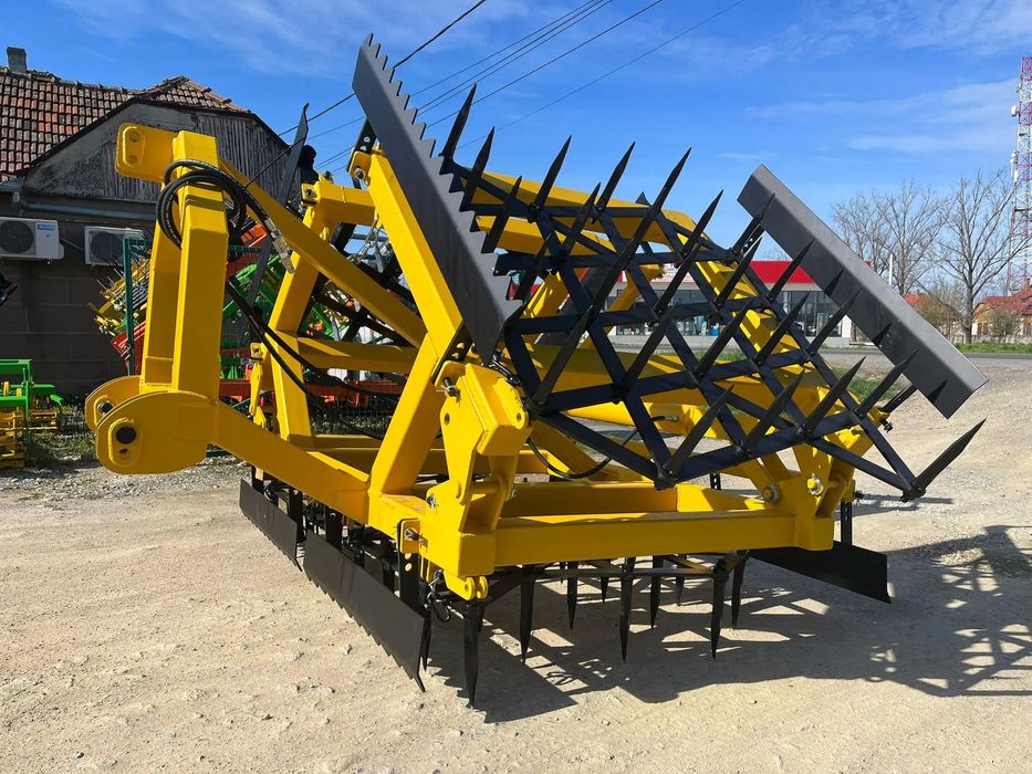 Terraking Grapa cu colti YellowMASTER cu DUBLU nivelator