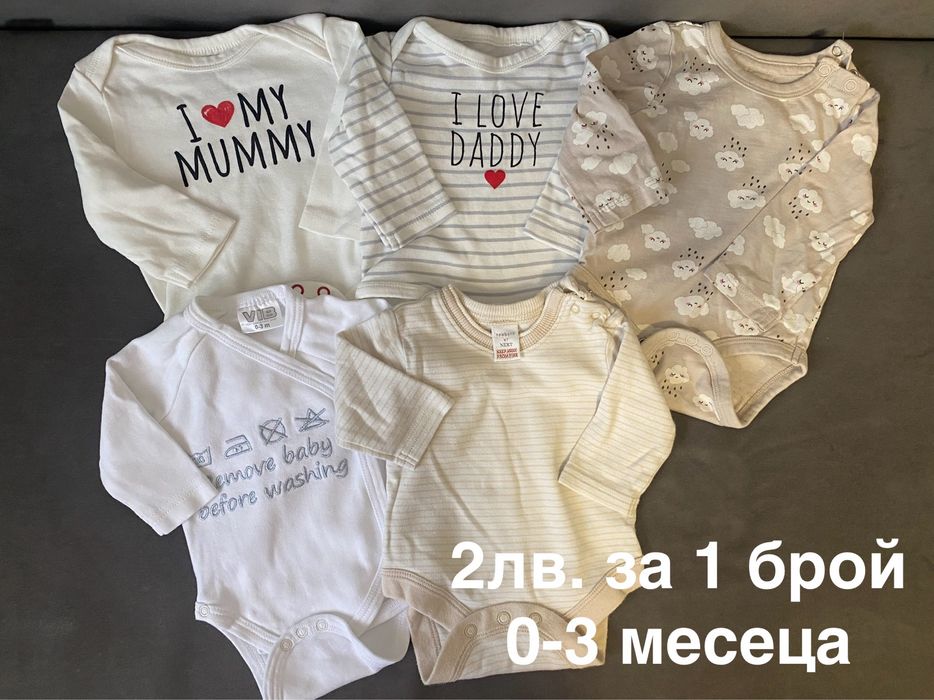 Бебешки дрешки за близнаци новородени