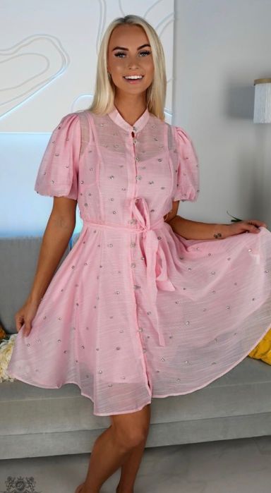 Висок клас рокля с камъни