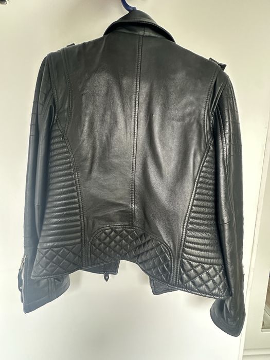 Geaca de piele naturala dama L