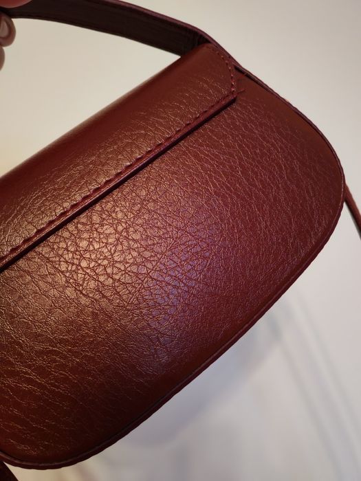 Geanta burgundy stil ysl