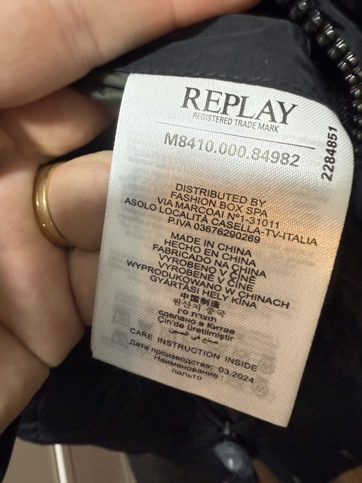 Geaca Replay originala barbati