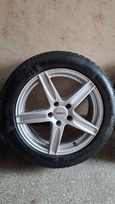 Vând set roti 5×112 r17 m+s