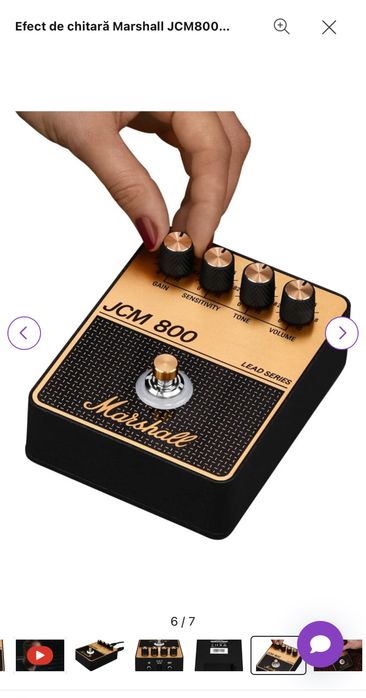 Marshall JCM800 Overdrive Efect de chitară, sigilata, transport inclus