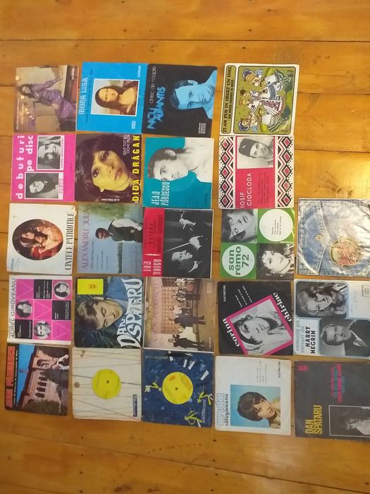 30 discuri vinil Muzica Populara/usoara,colectie,vechi anii '70-'80