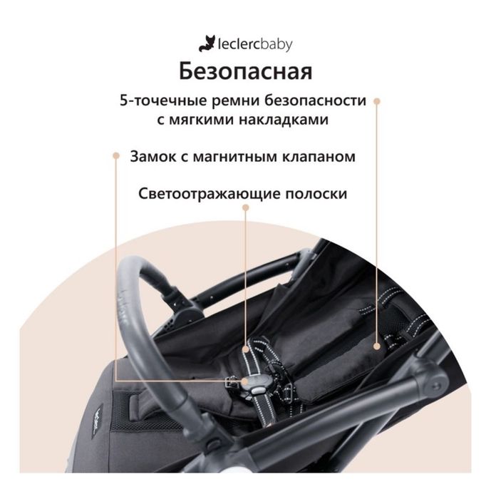 Коляски Leclerc Magic Fold можно для двойни